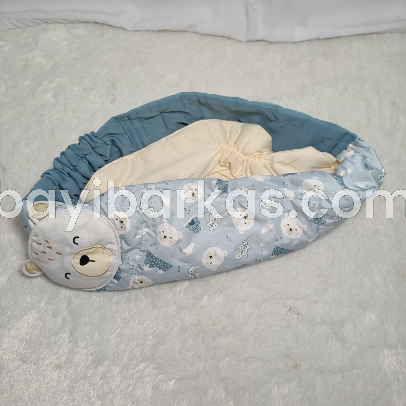 Gendongan Samping BABY JOY Frozy Biru *2nd