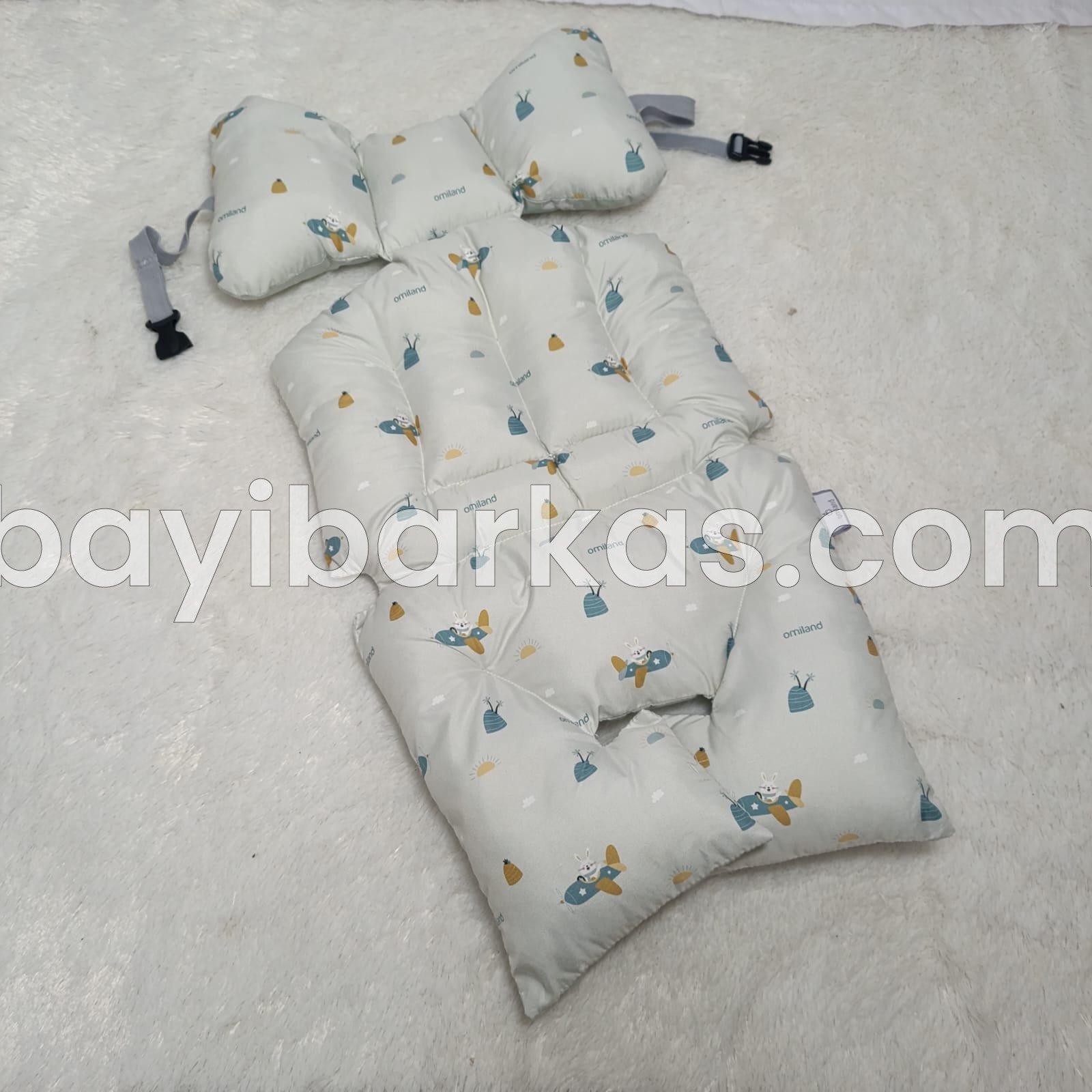 Seat Pad Omiland Biru Putih *2nd