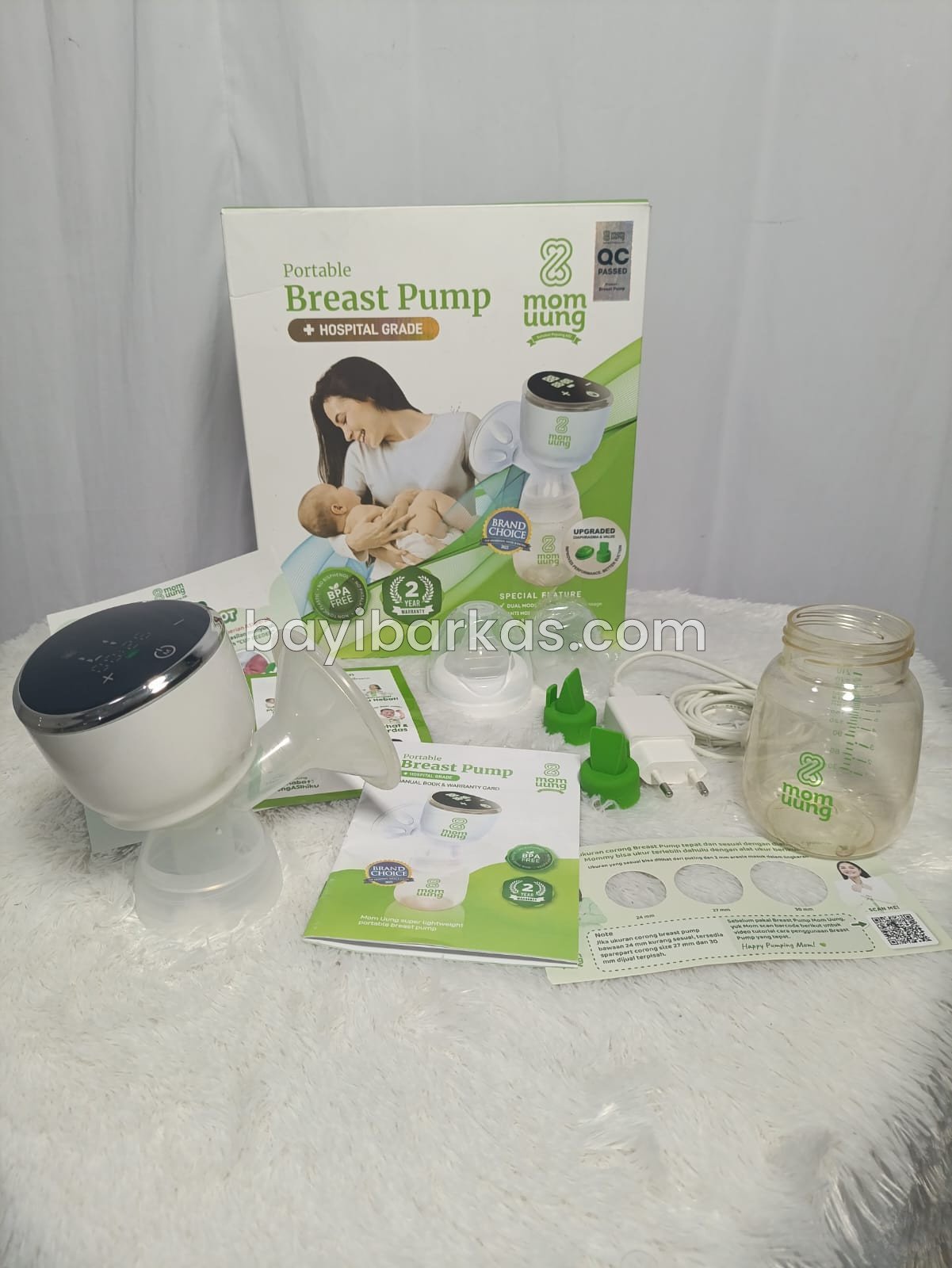 Breast Pump electric / pompa asi elektrik MOM UUNG Hospital grade *like new