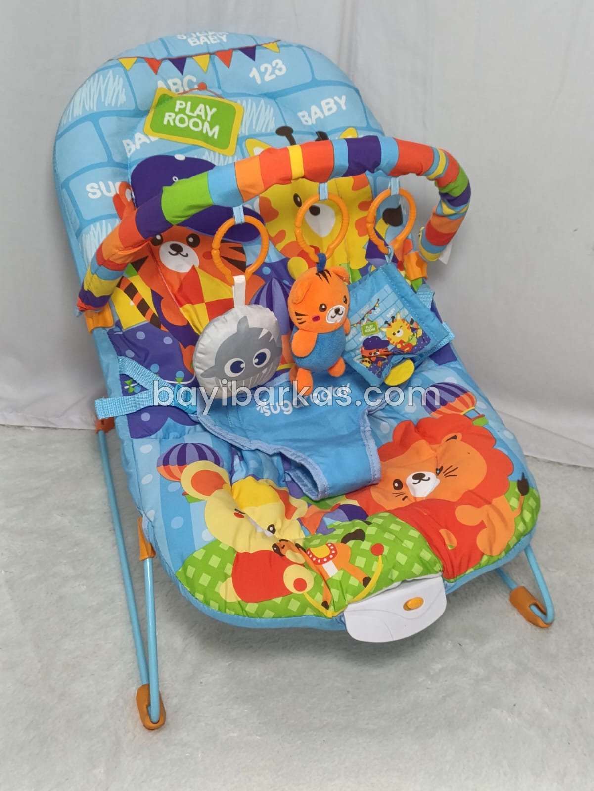 Bouncer SUGAR BABY 'Play Room' Orange Biru *2nd