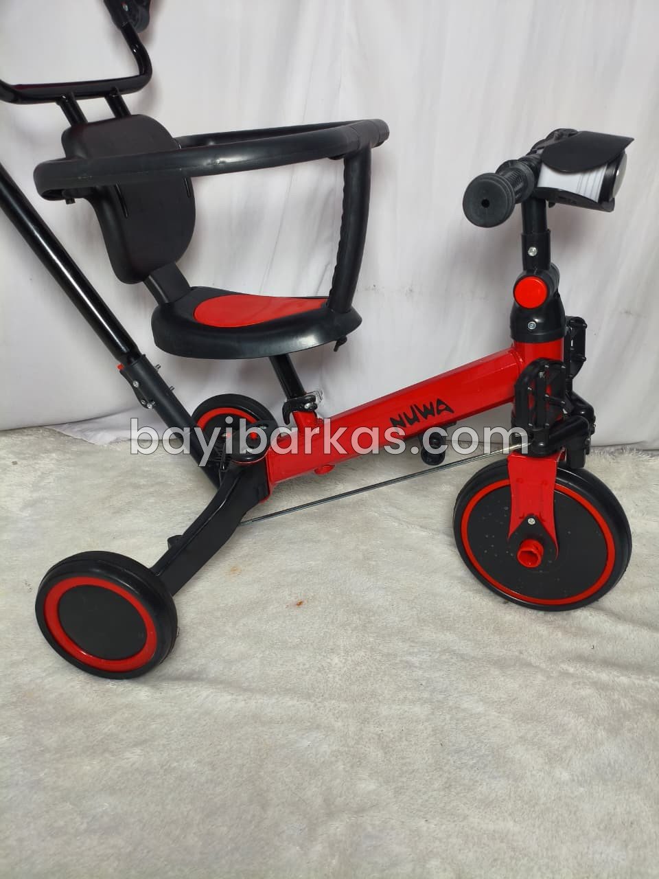 Sepeda Anak Nuwa  (3in1) + Dorongan + Musik Lampu Sepeda Anak Roda Tiga Push Bike *2nd (TJ 151-2/ZA)