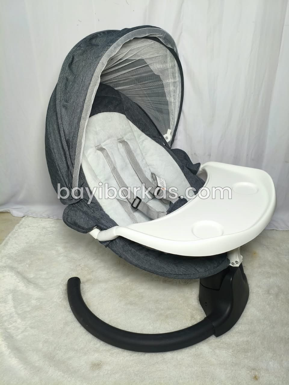 Baby Swing Automatic SUGAR BABY 'HUG ME' Abu-Abu *2nd (BP.MA)