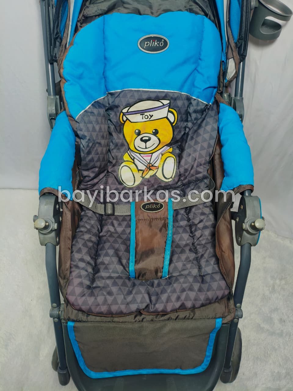 Stroller PLIKO type 'GRANDE' Biru *2nd (BP.KA)