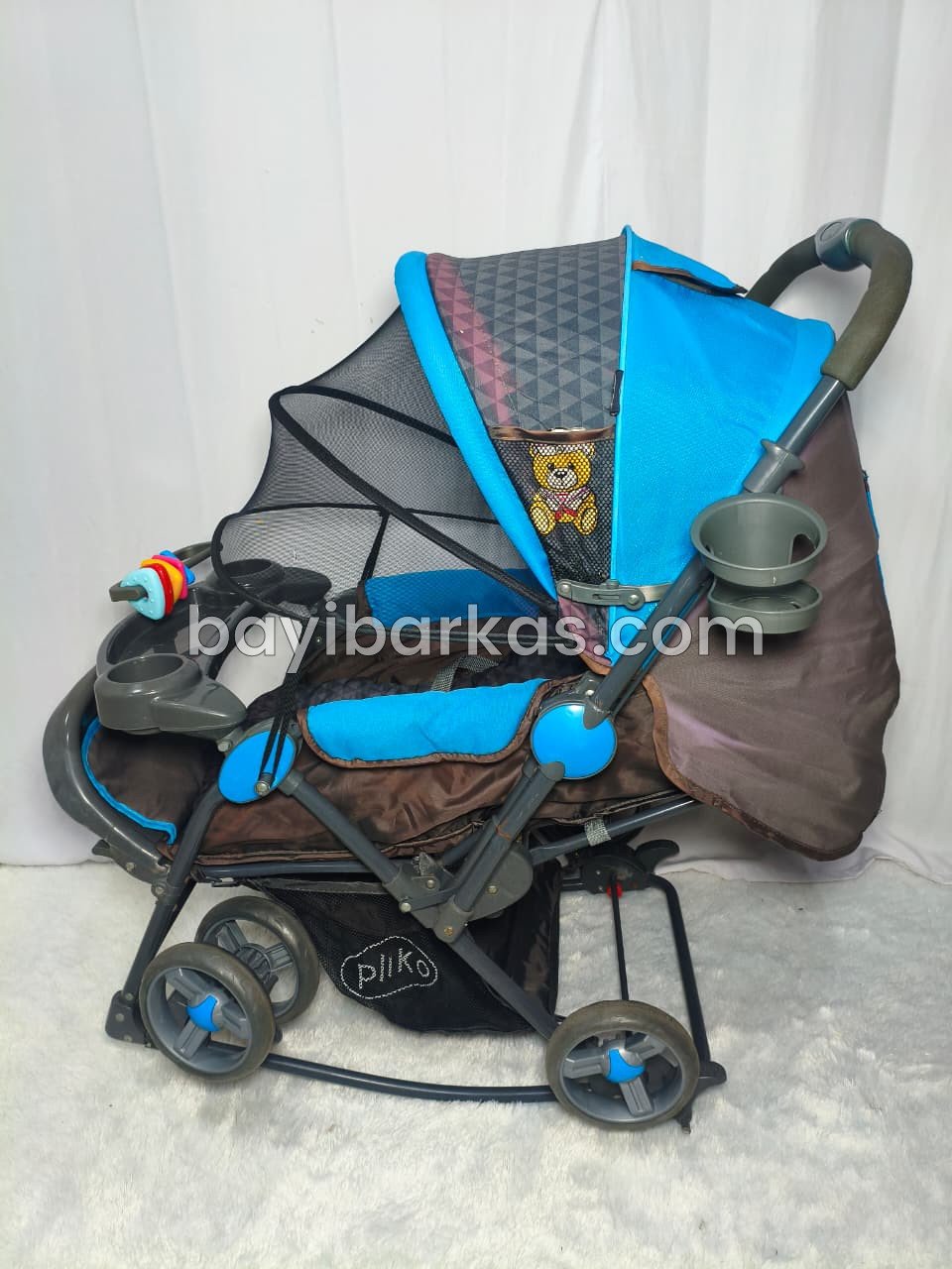 Stroller PLIKO type 'GRANDE' Biru *2nd (BP.KA)
