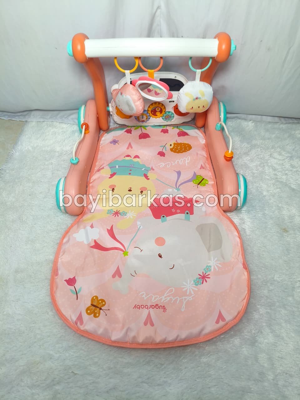 Sugar baby 2in1 Baby Walker & Playmat/Push Walker/Alat Bantu Jalan Anak 'Play with Me' TJ 155-2)PA *EX KADO