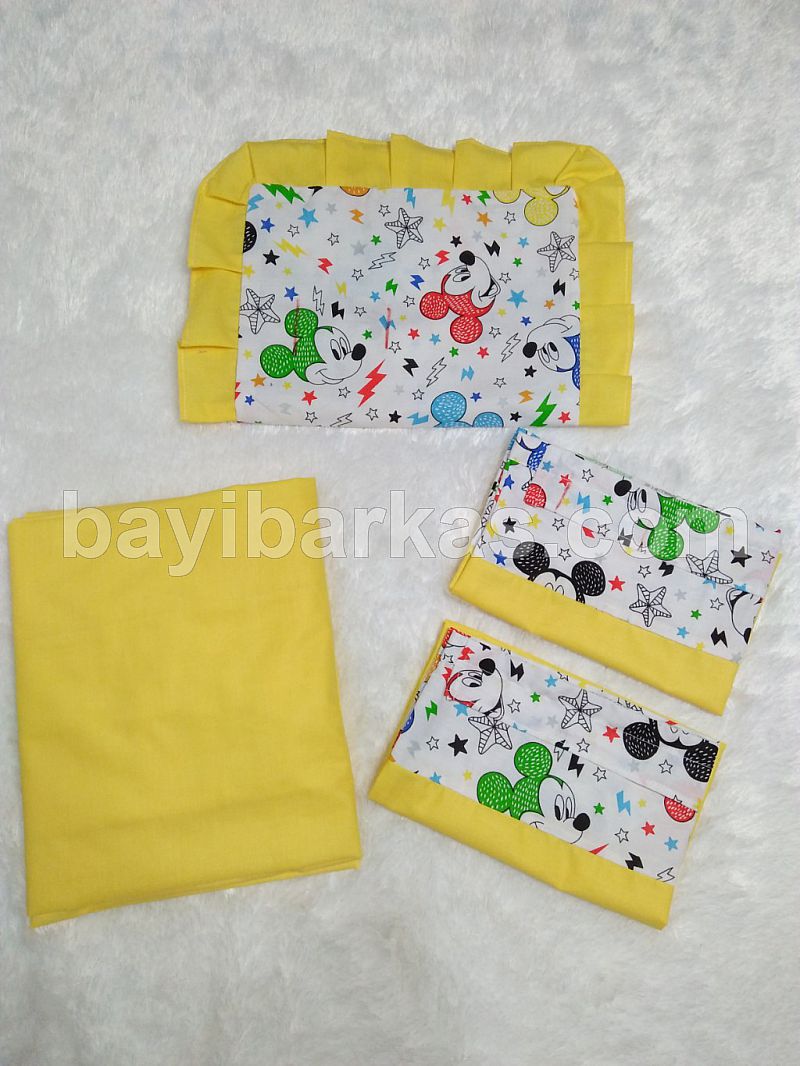 Set Seprai + Sarung Bantal Guling Bayi (VMF)