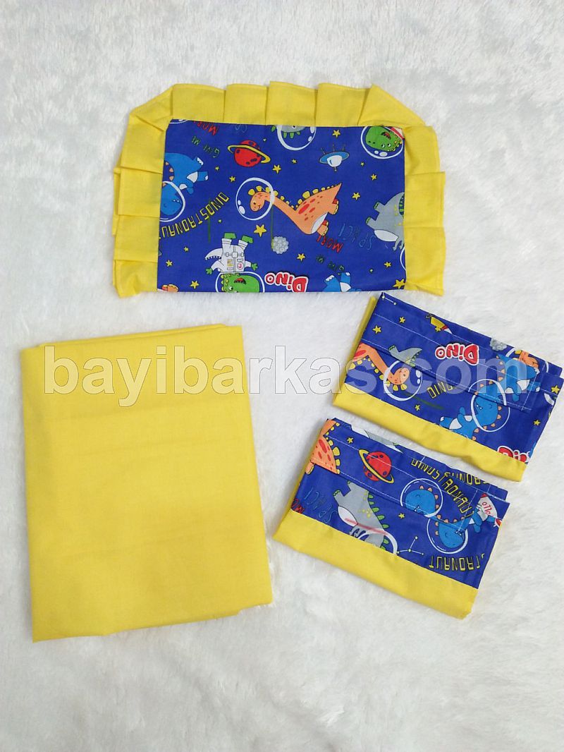 Set Seprai + Sarung Bantal Guling Bayi (VMF)