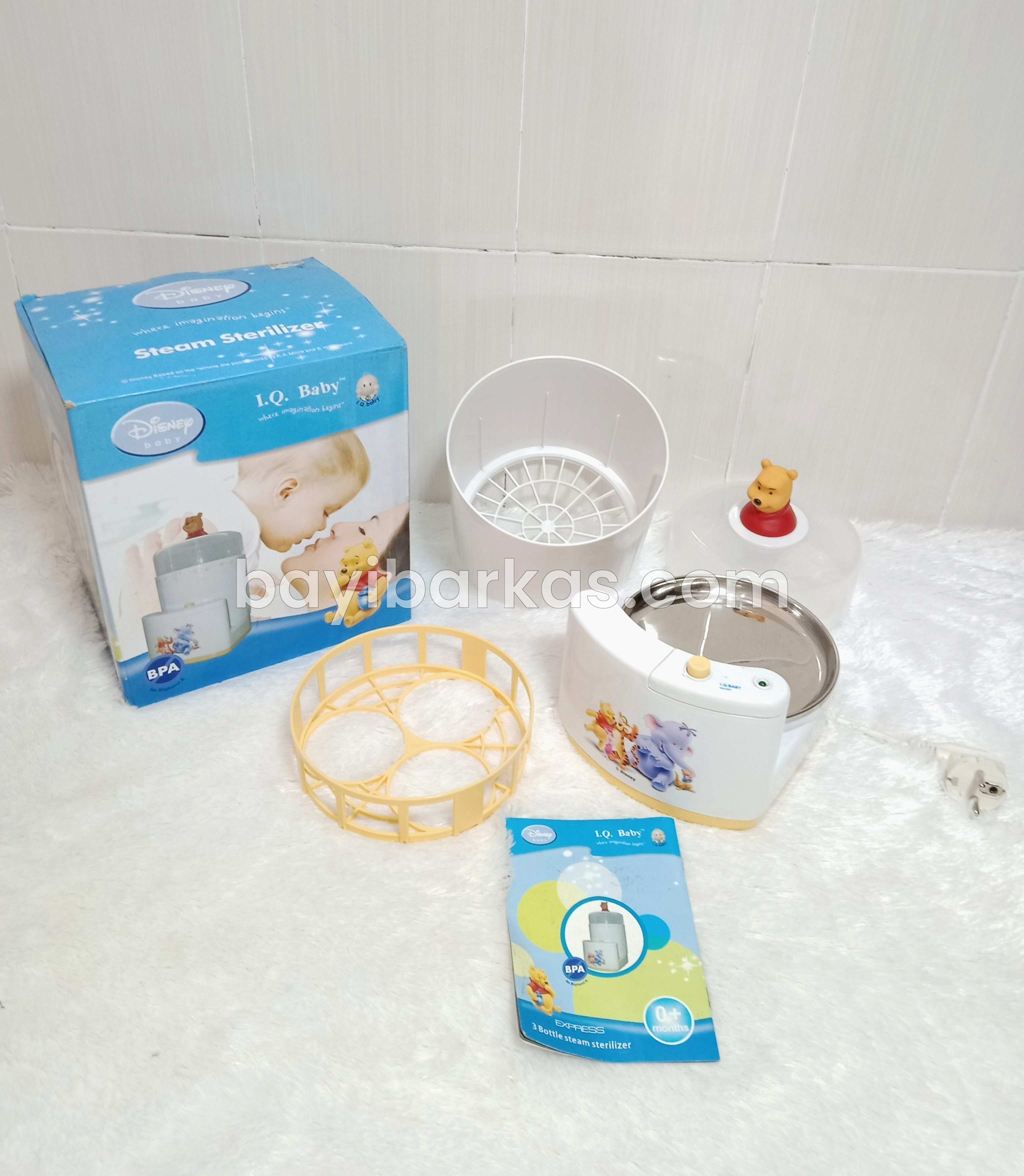 Sterillizer 3 botol I.Q BABY 'Disney' *Second 