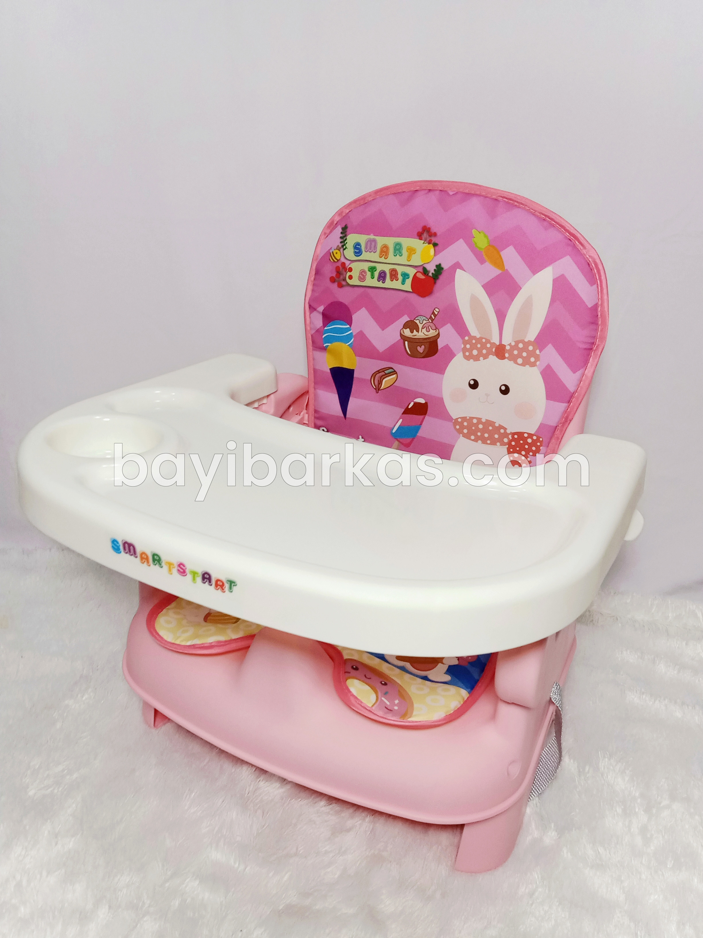 Booster seat 3in1 merk SMART START *Pink (EX-KADO)